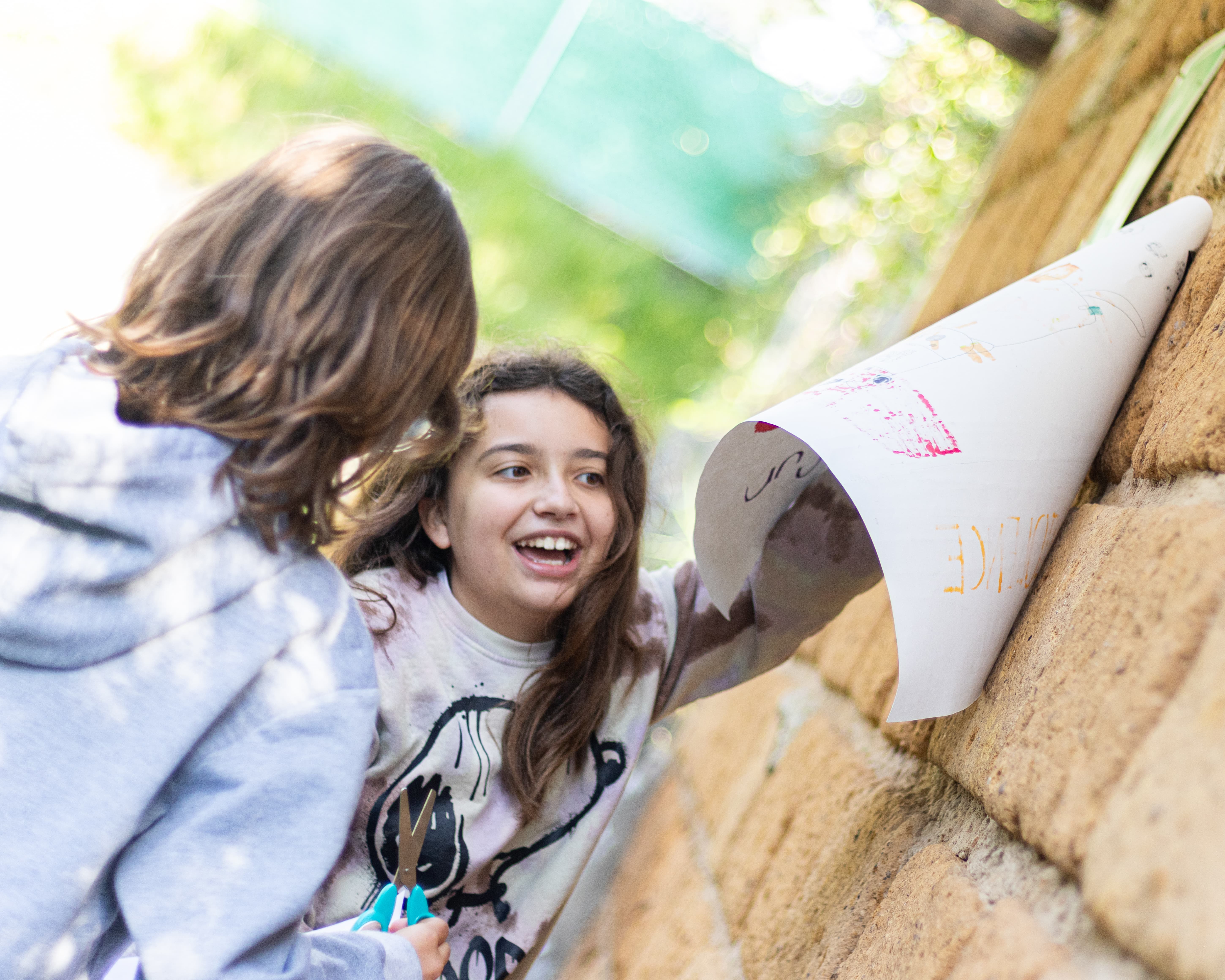 Colegio Bilbao students working in class