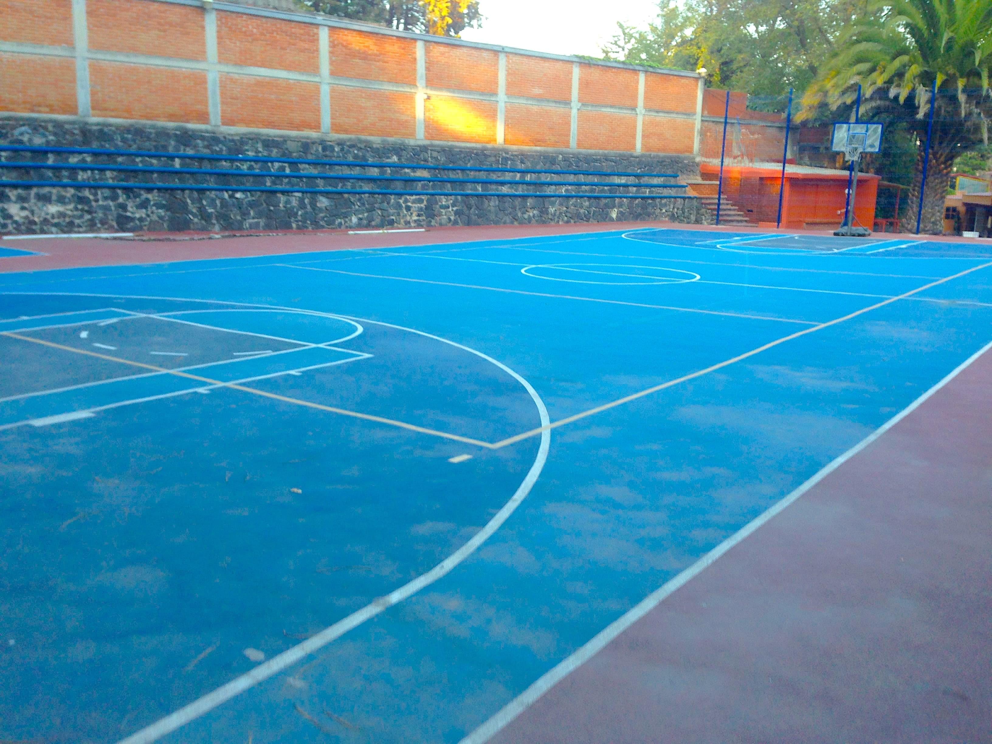 Cancha de básquetbol del Colegio Bilbao